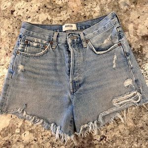 Agolde Parker Denim Shorts